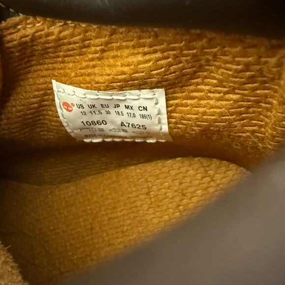 Timberland Toddler Wheat Nubuck Leather 6" Ankle Boots 12C - Picture 5 of 7